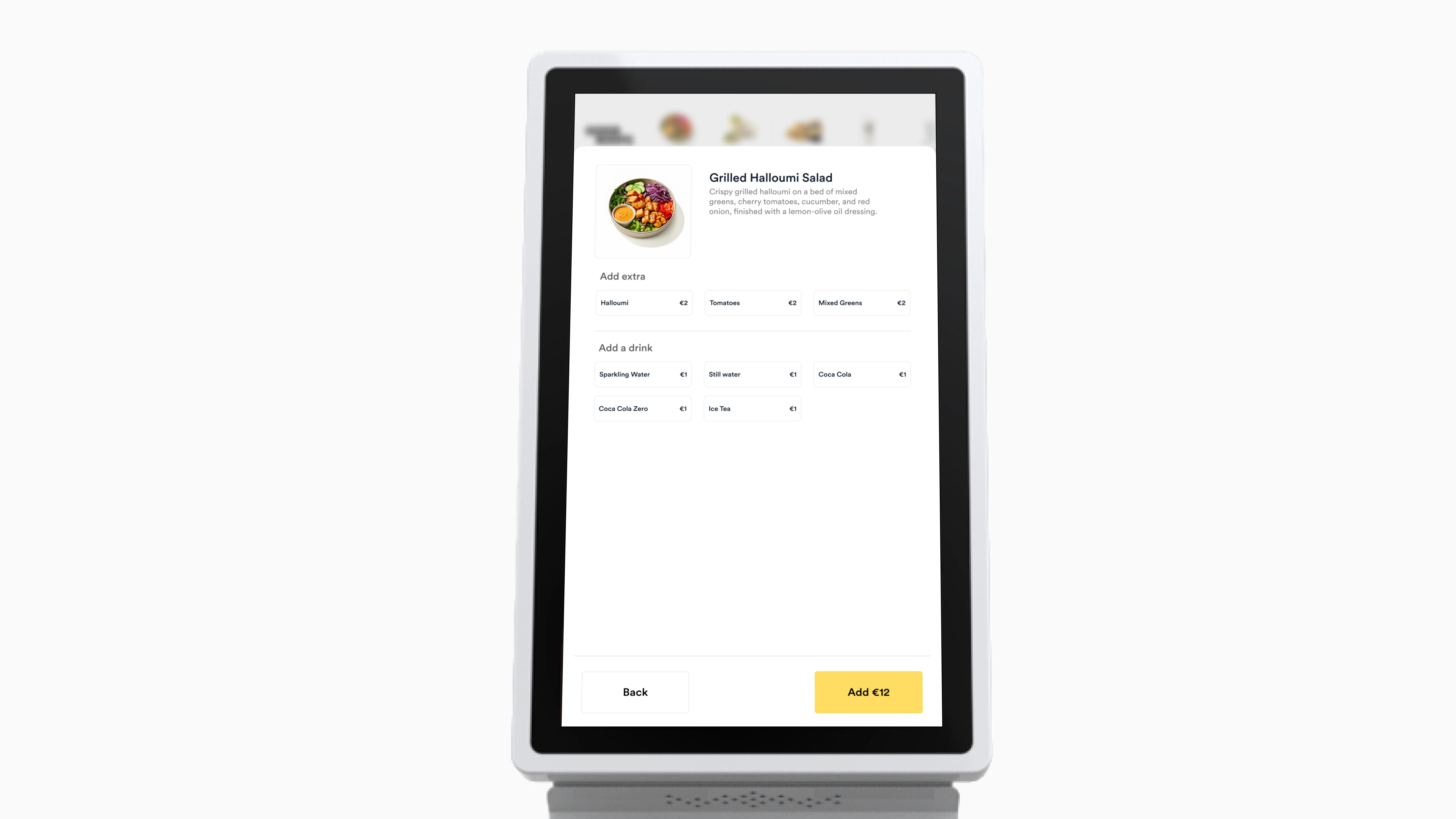 An ordering app and web solution