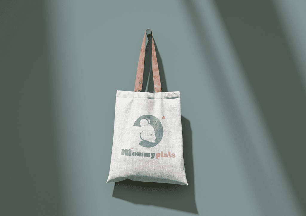 Mommypials Tote bag with log