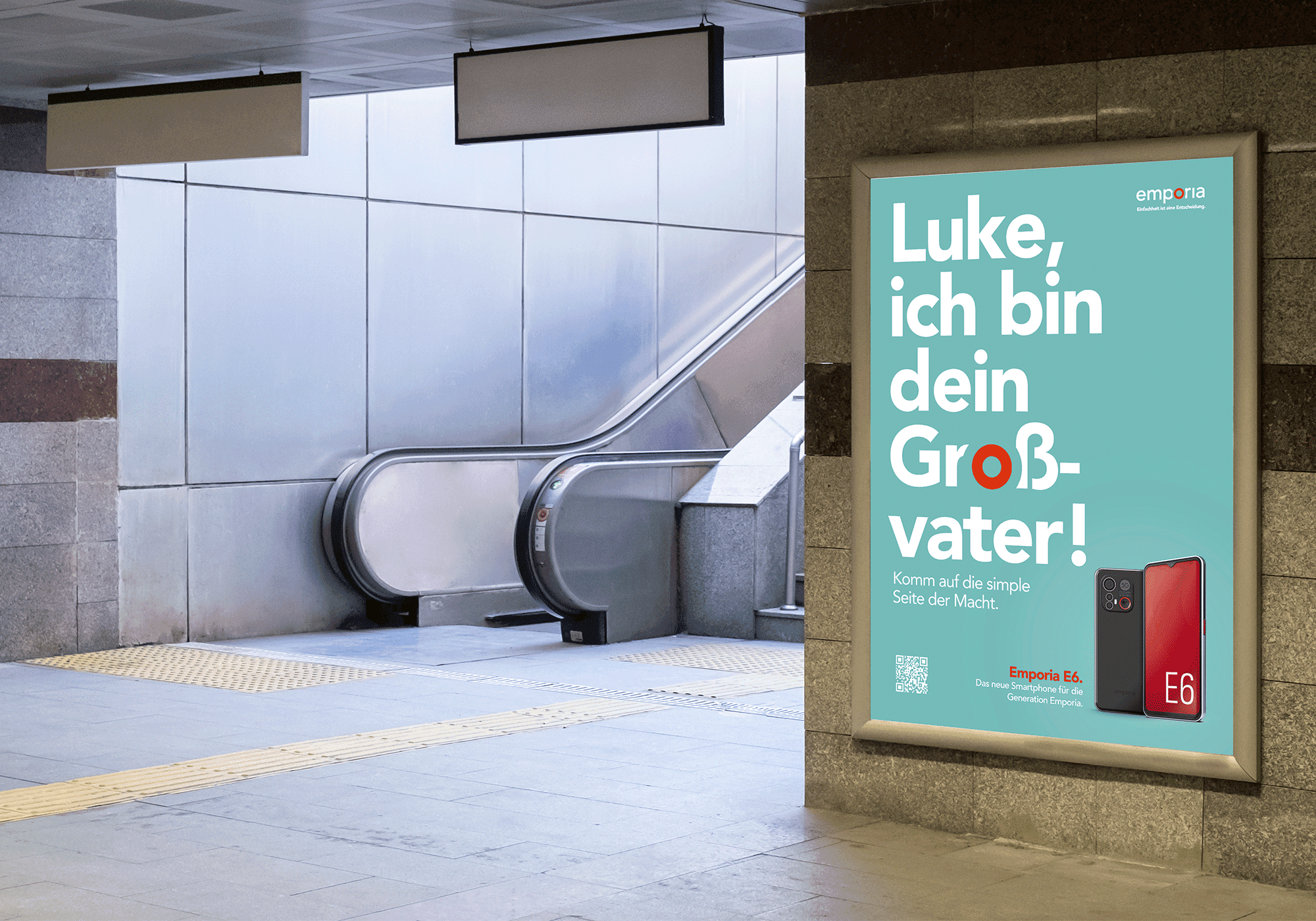 emporia Werbeplakat Ubahn-Aufgang