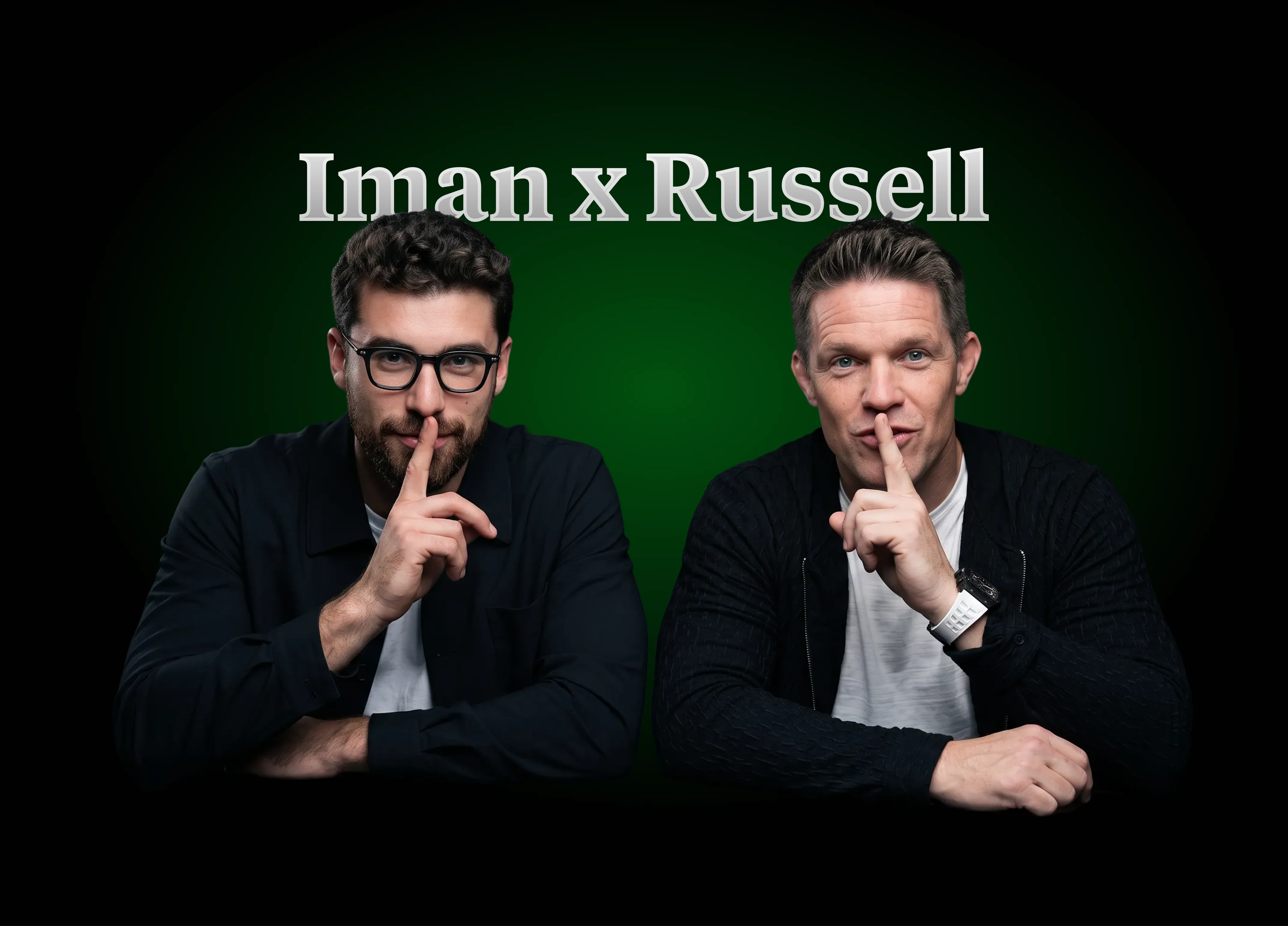 Iman Gadzhi and Russell Brunson pictured together