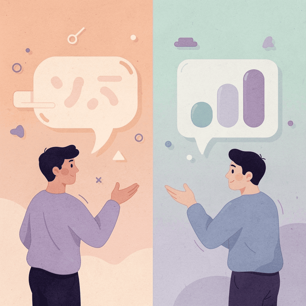 Split scene showing casual single filing versus systematic comprehensive process