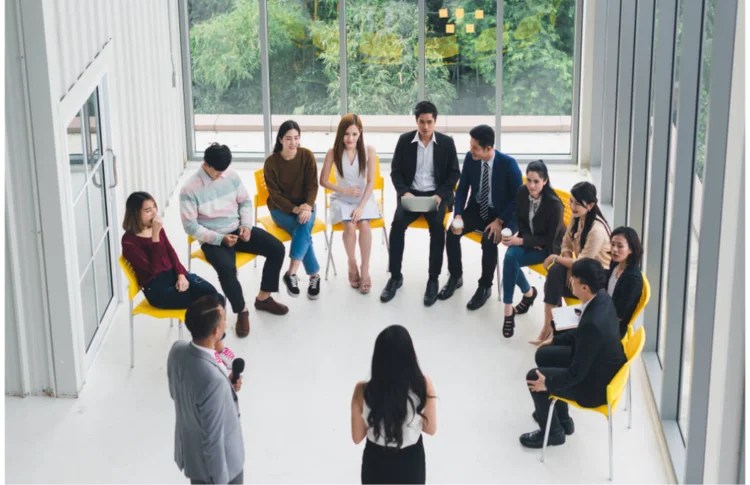 Addressing an audience - public speaking