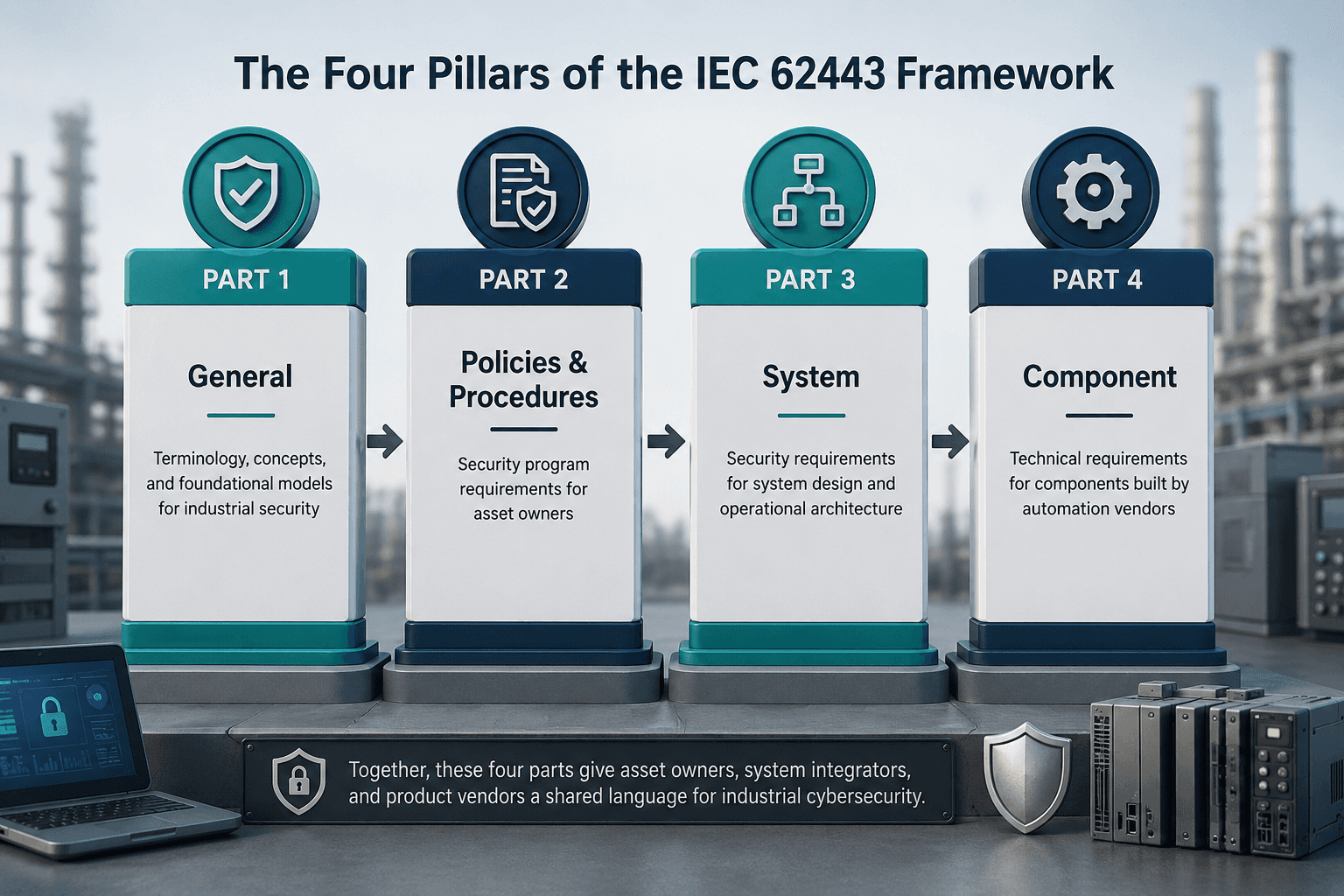 Four Pillars of IEC 62443