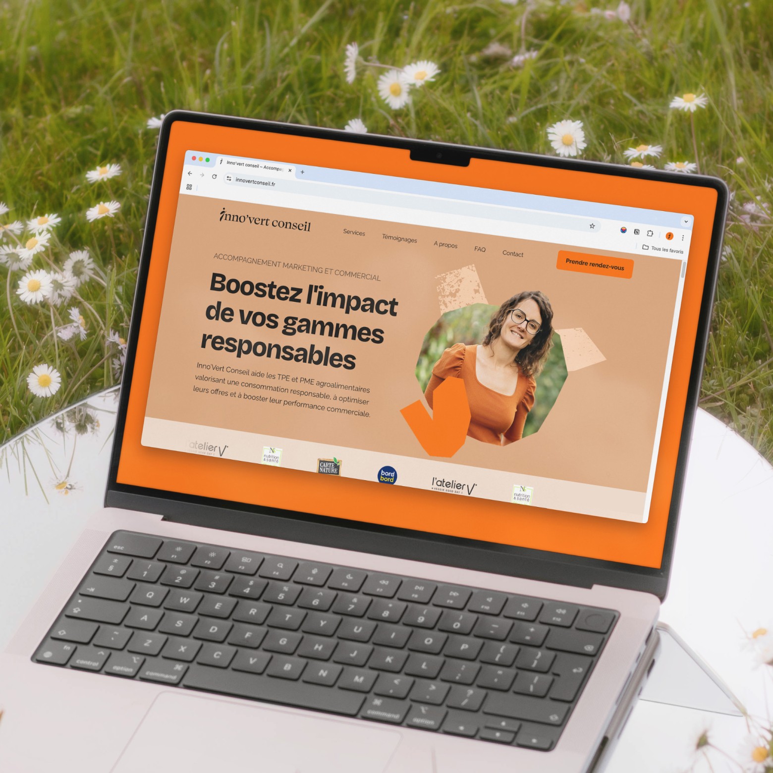 Maquette webdesign UX UI de site web