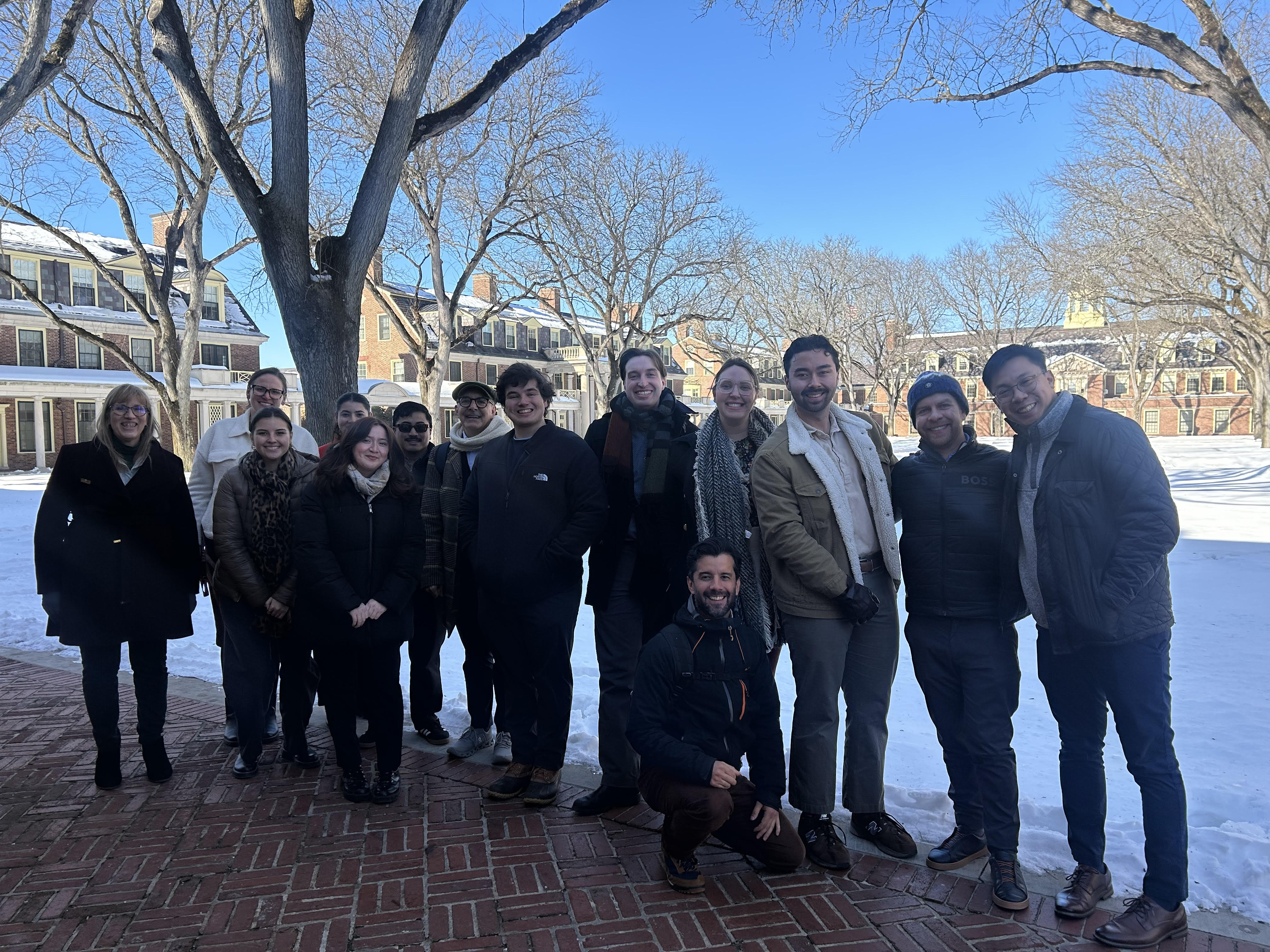 a group of university representatives from our tour in early 2026