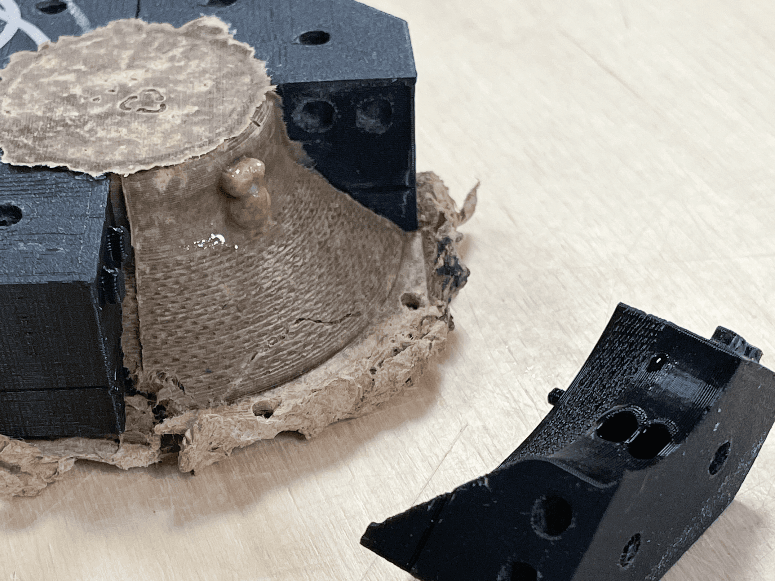 Image of a cardboard mould