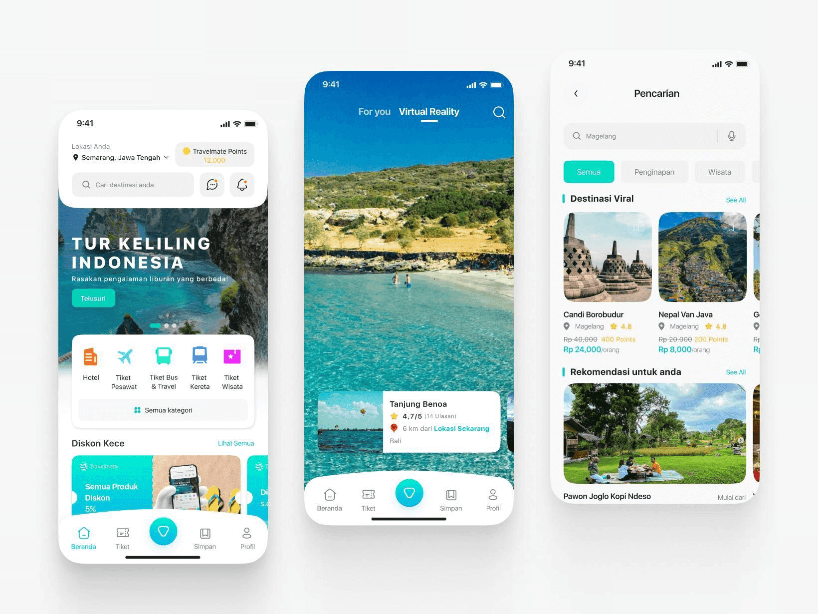 Travelmate app UI design in Inspace competition – Justin Grasio portfolio