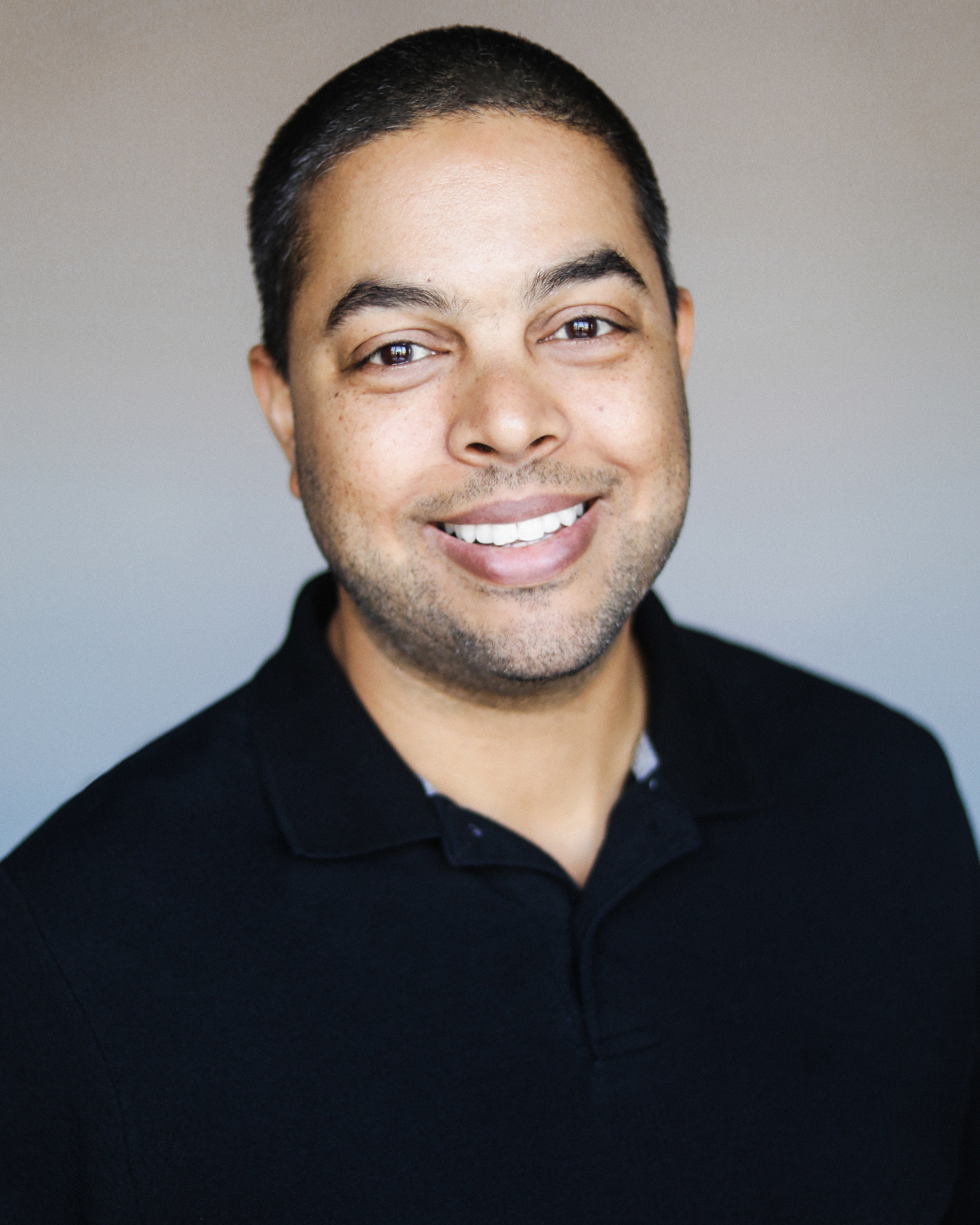 Portrait of portfolio creator – front view