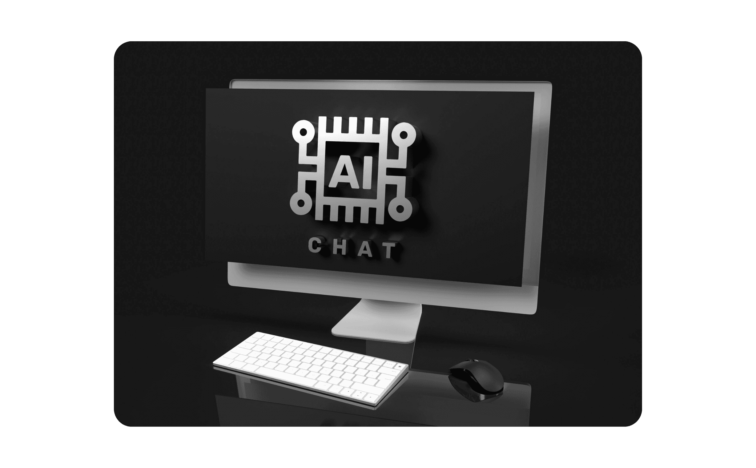 Écran avec puce IA illustrant le positionnement des cabinets d'expertise dans les shortlists IA grâce au GEO.