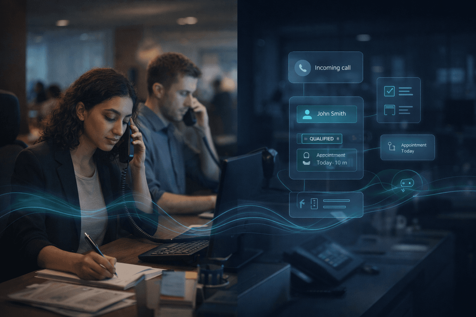 Digitale Anrufrezeption mithilfe von einem KI Voicebot: Vor- und Nachteile