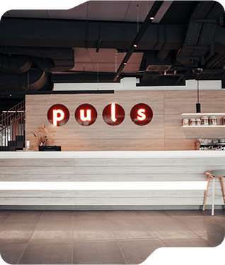 Empfangsbereich im puls Studio Vaihingen