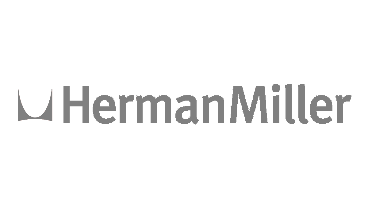 Herman Miller logo, iconic furniture design brand.