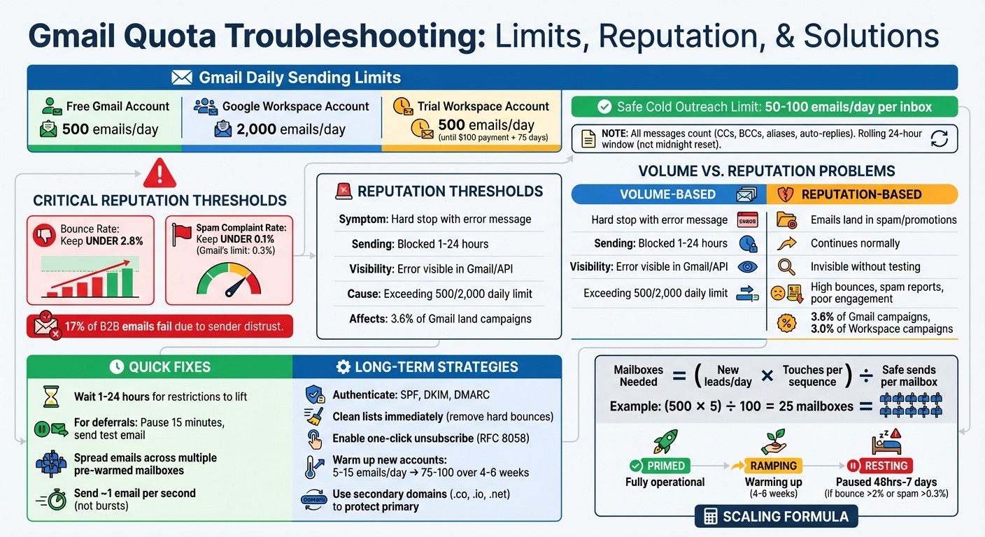 Gmail Sending Limits and Quota Troubleshooting Guide
