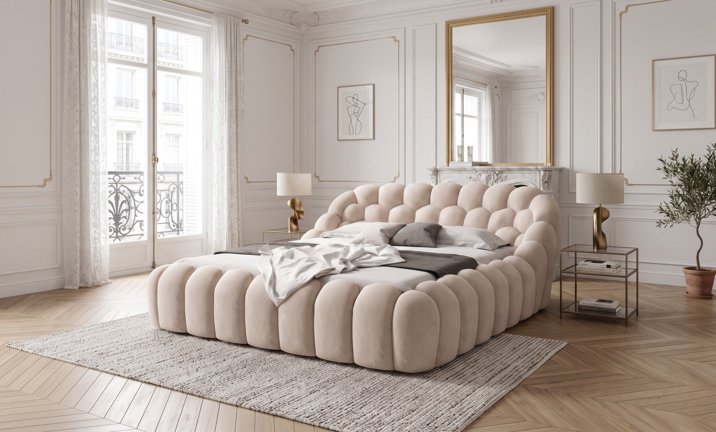 BUBBLE — Lit rembourré