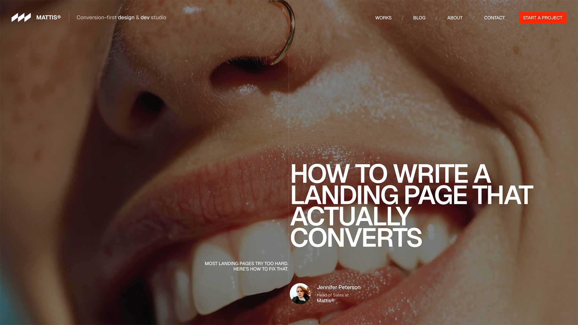 Mattis® — Studio-grade agency template