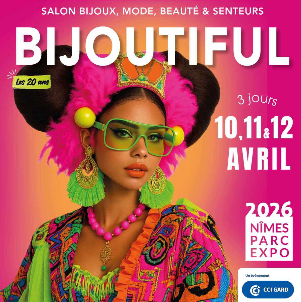 affiche bijoutiful nimes 2024 presence orae