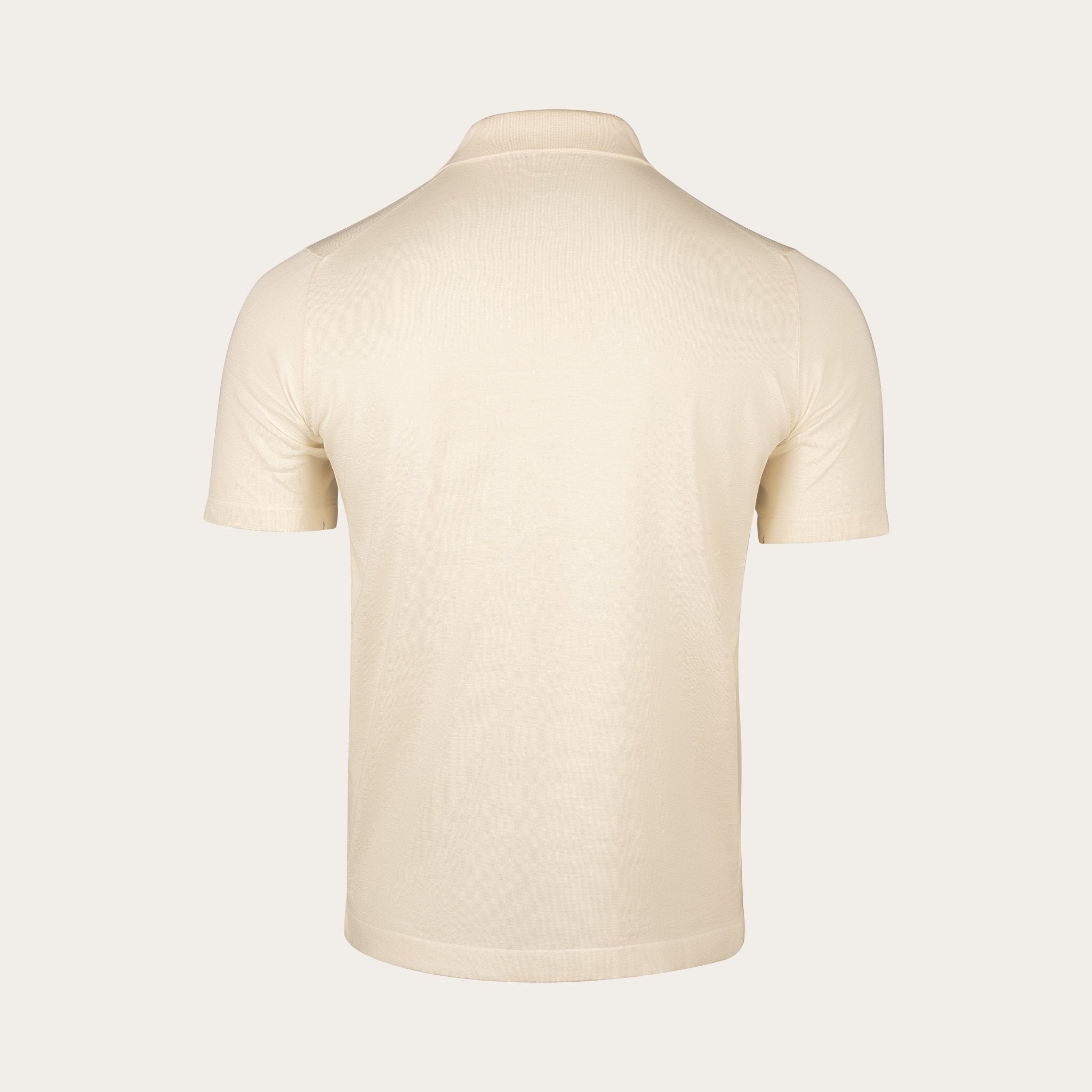 Lightweight polo - style sweater in pure cotton - Mandelli UK