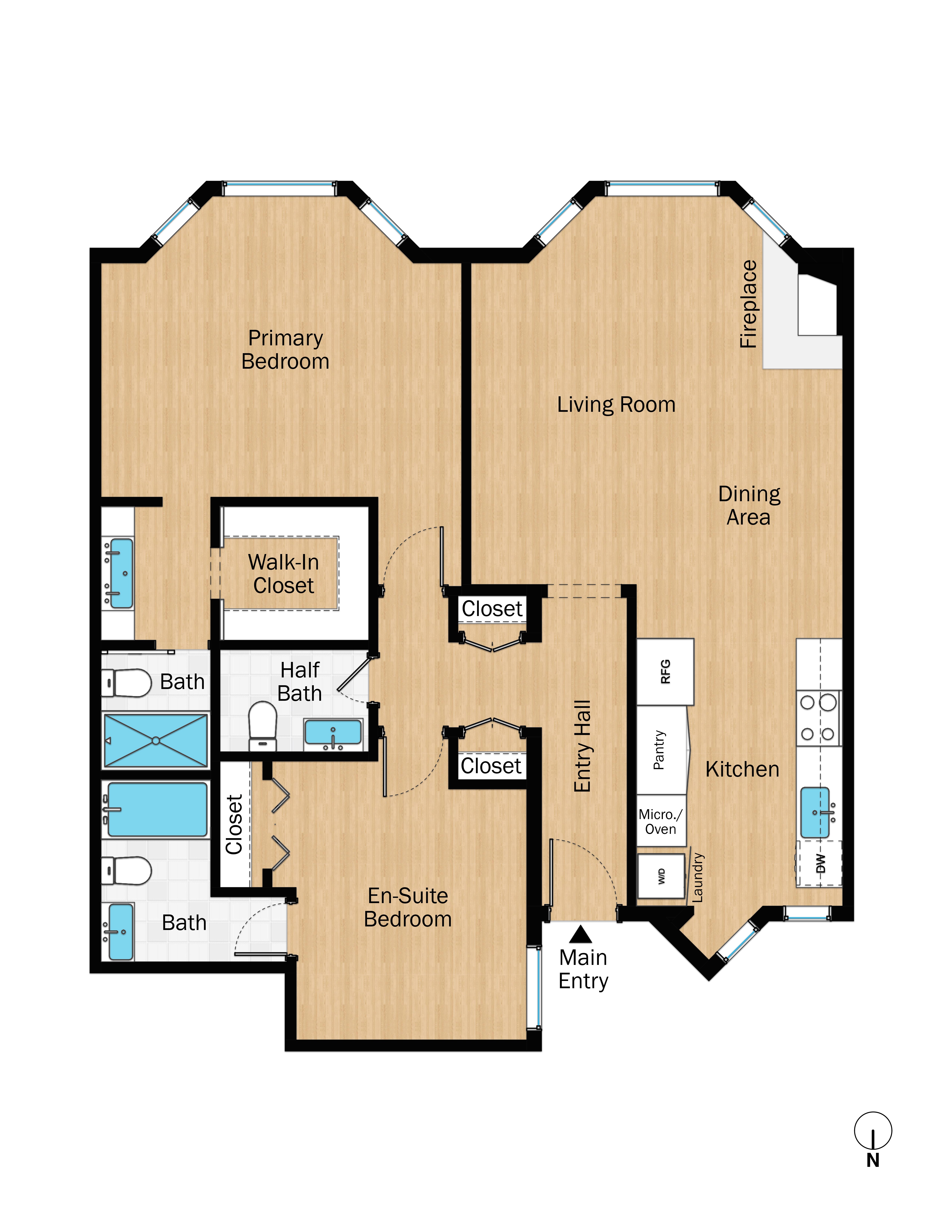 Pacific Avenue Floor Plan