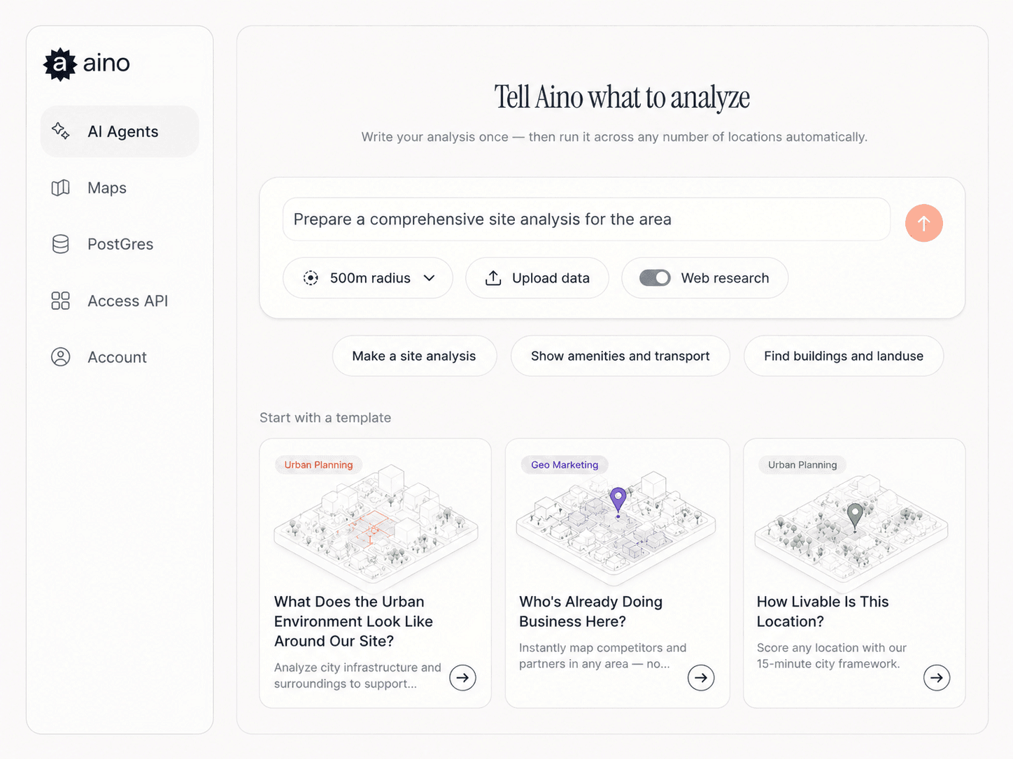 AI Site Analysis & Feasibility Study Tool for Real Estate