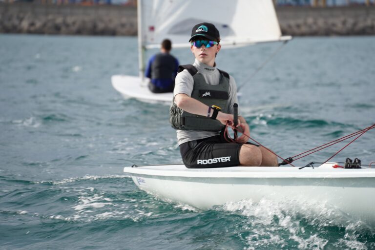 A man with Surfboard
