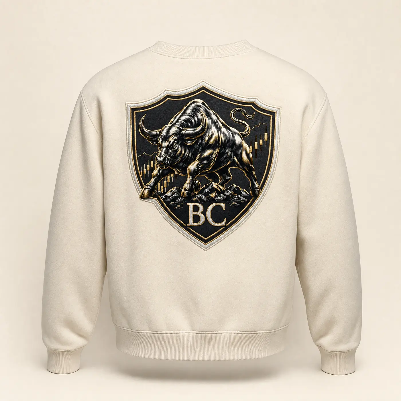 Ivory Crest Heavyweight Sweatshirt