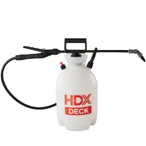 handheld sprayer with a long nozzle, hose, and adjustable strap