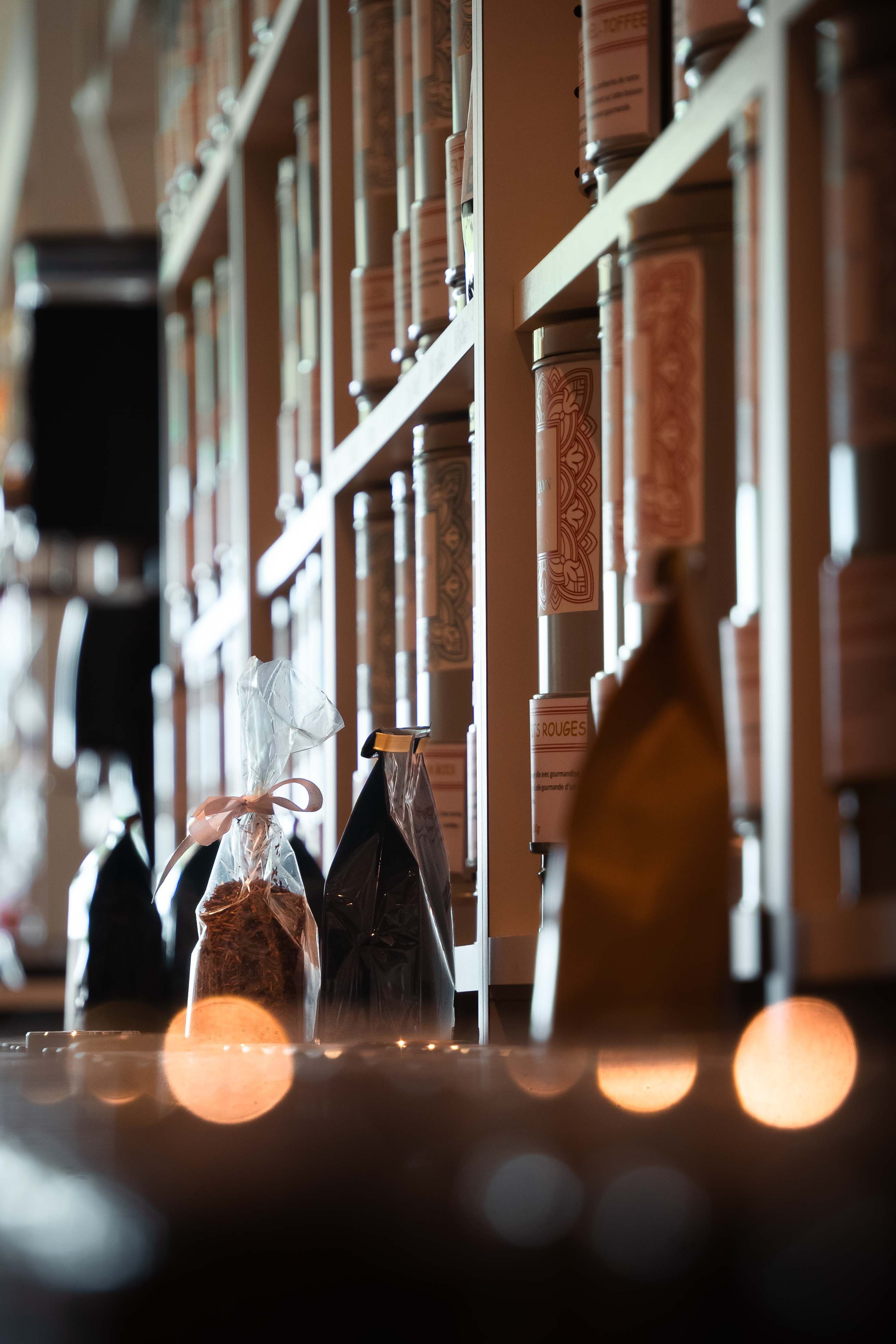 Sachets et boîtes de thés