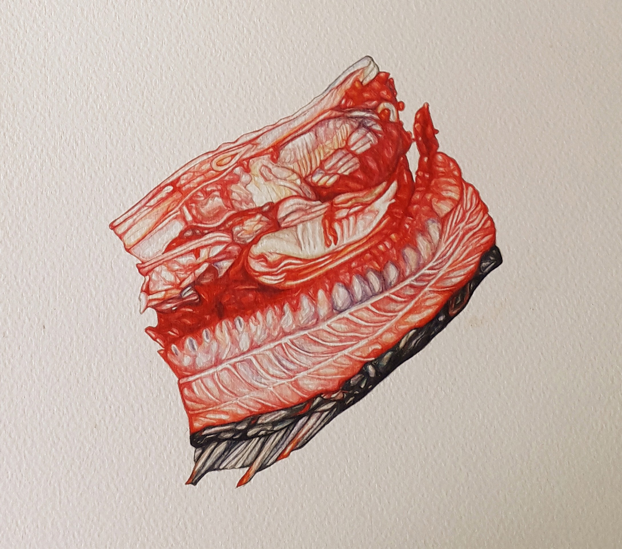 herd of sheep on road painting