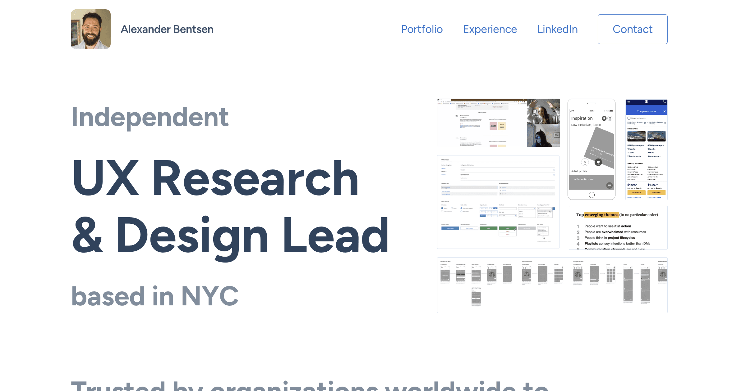 Alexander Bentsen | UX Research and Design Lead