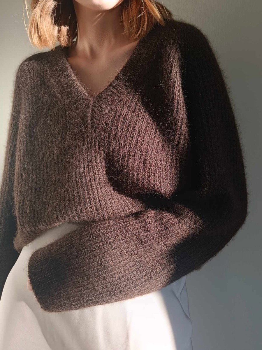 Pearl Sweater knitting pattern, photo 2