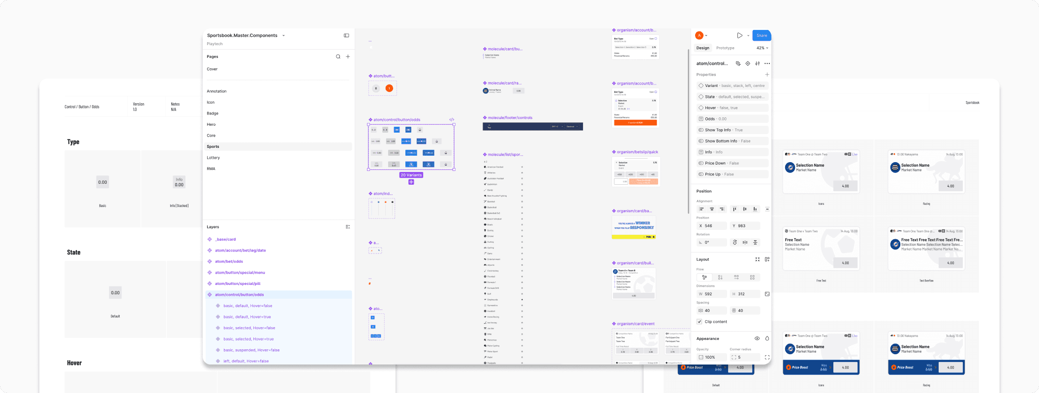 figma library, guides and annotations