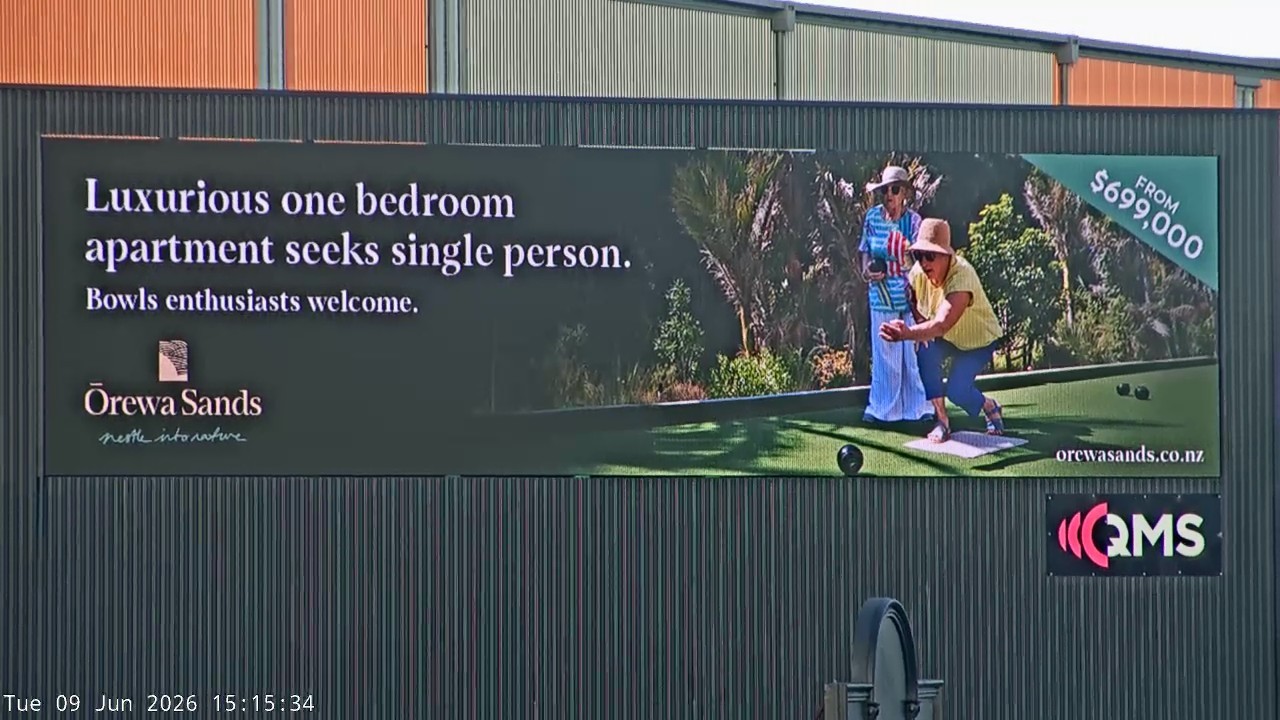 Orewa Sands out-of-home campaign display