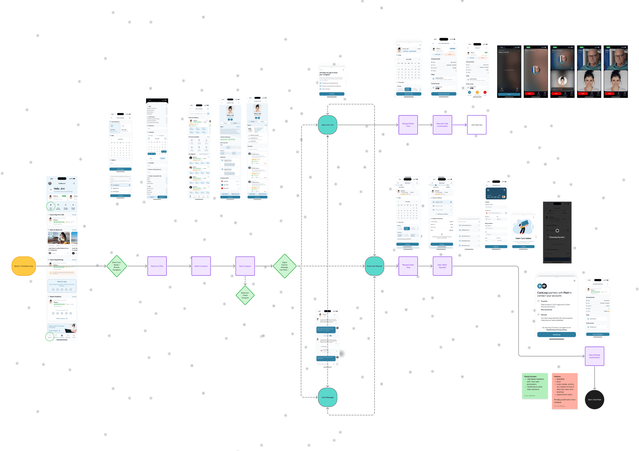 CareLoop Verifications User Journey Mapping