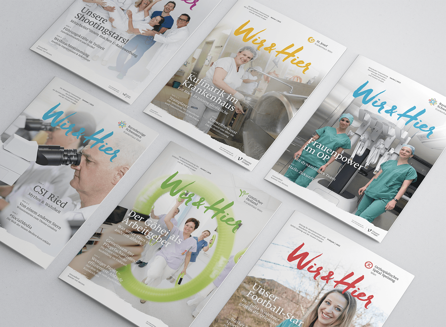Diverse Wir & Hier Magazine