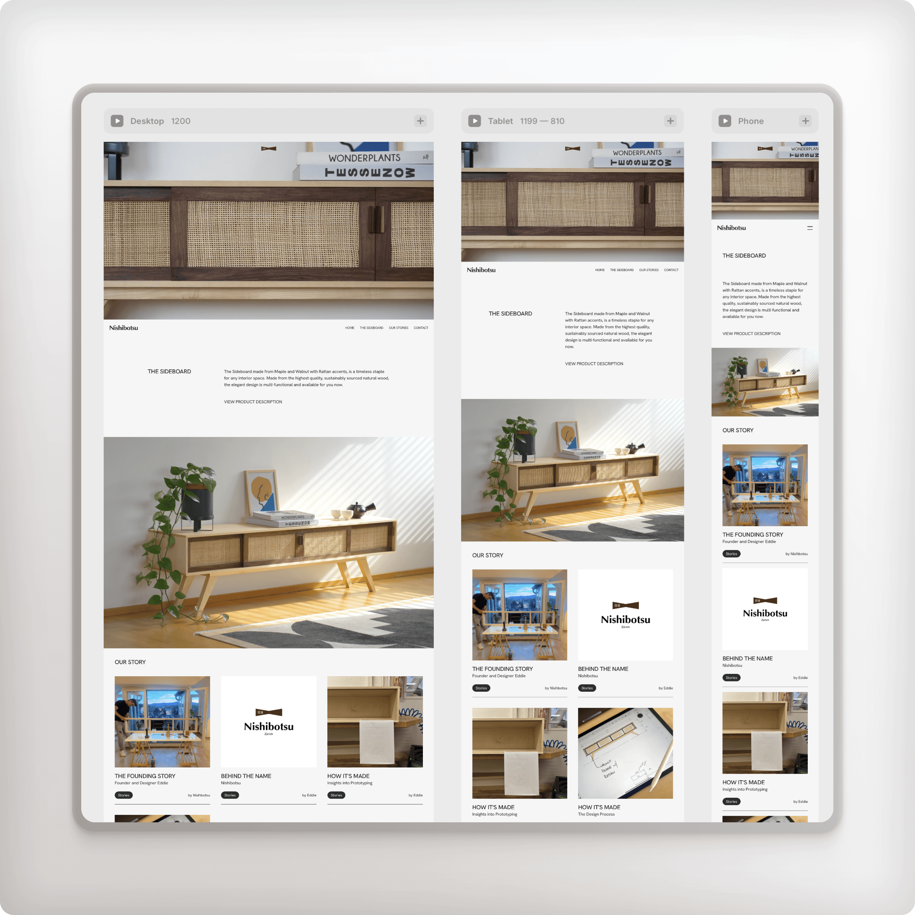 View of Responsive Designs