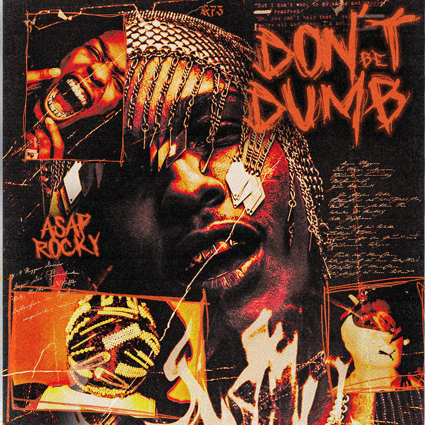 dont be dumb asap rocky album cover redesign