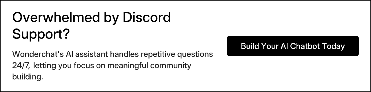 Overwhelmed by Discord Support?