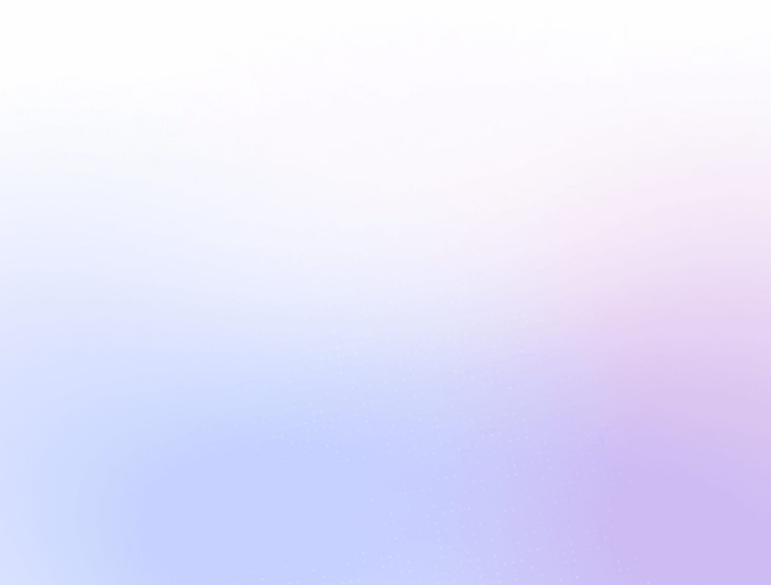 Bright header background that blends white into a soft pastel blue and purple gradient at the bottom.