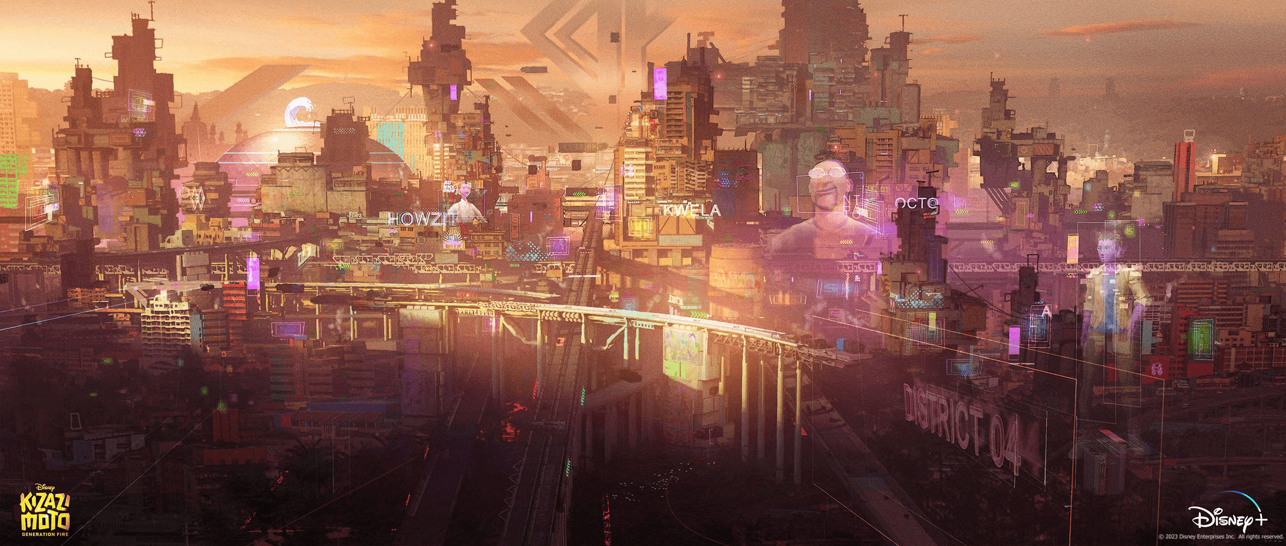 Kizazi Moto prop and environment concept – detailed design elements supporting the narrative