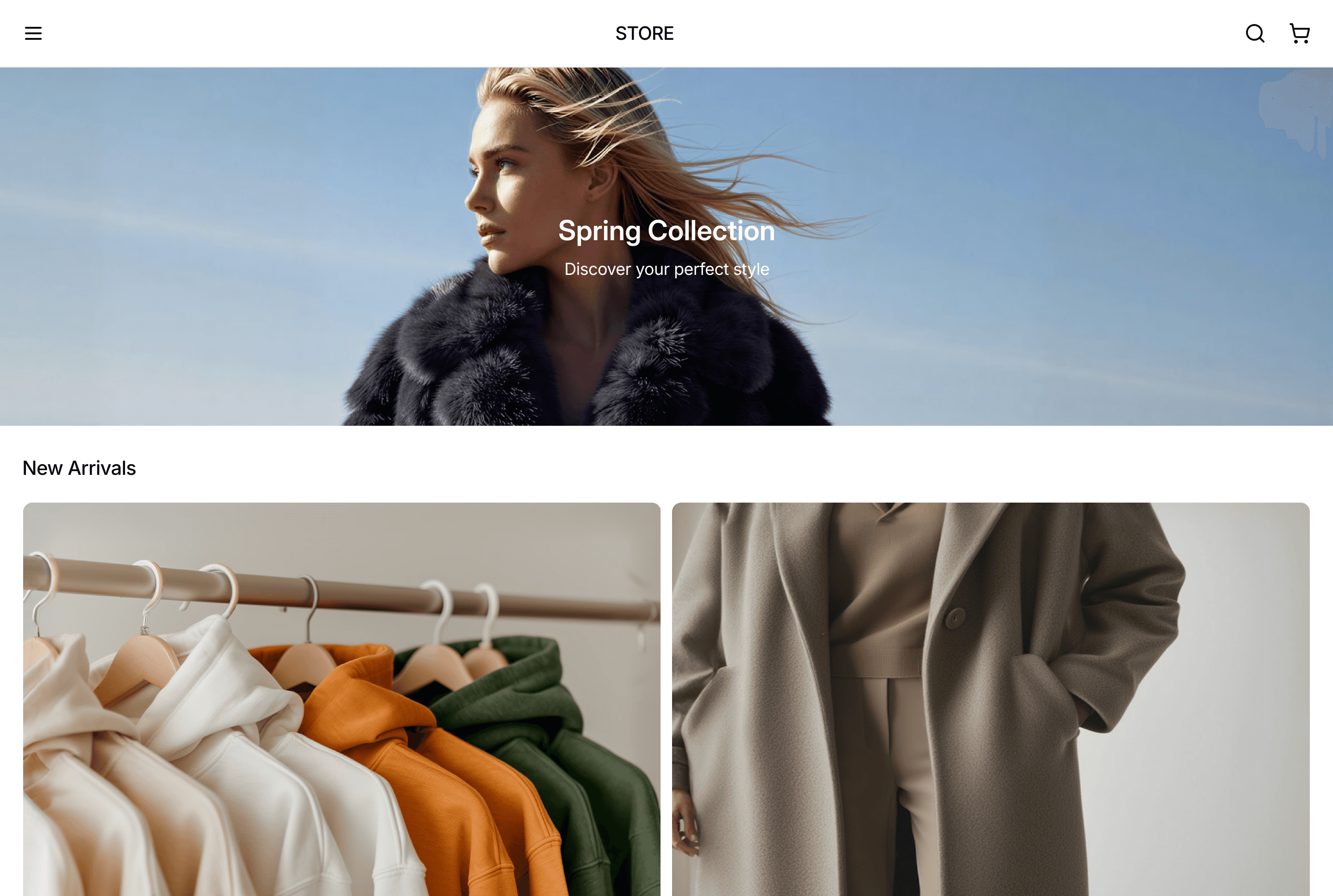 Orchid Bloom agentic commerce interface showing AI-powered returns flow in a fashion storefront