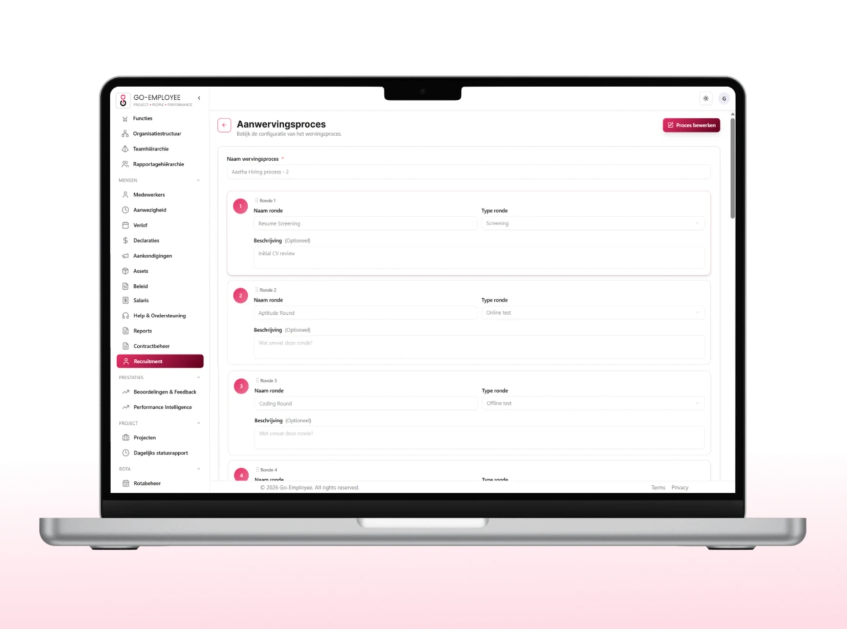 Hiring pipeline