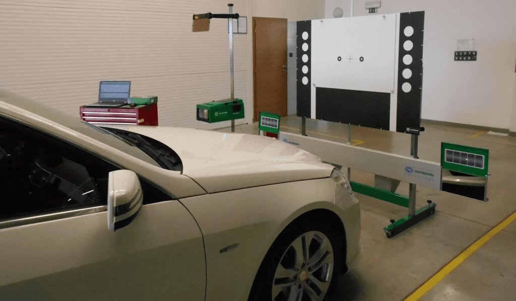 the inside of a car