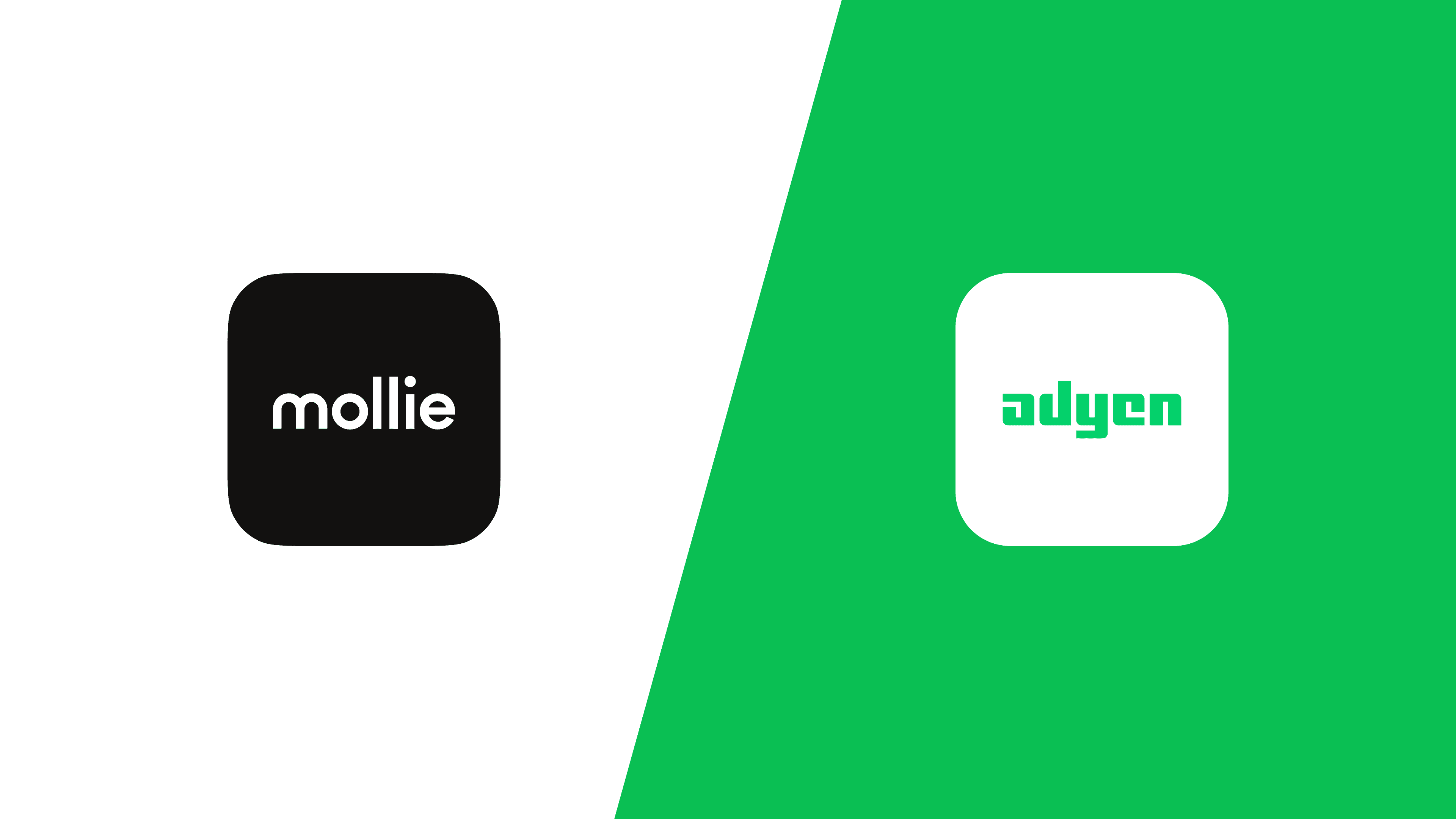 Blog banner showing Mollie and Adyen logo