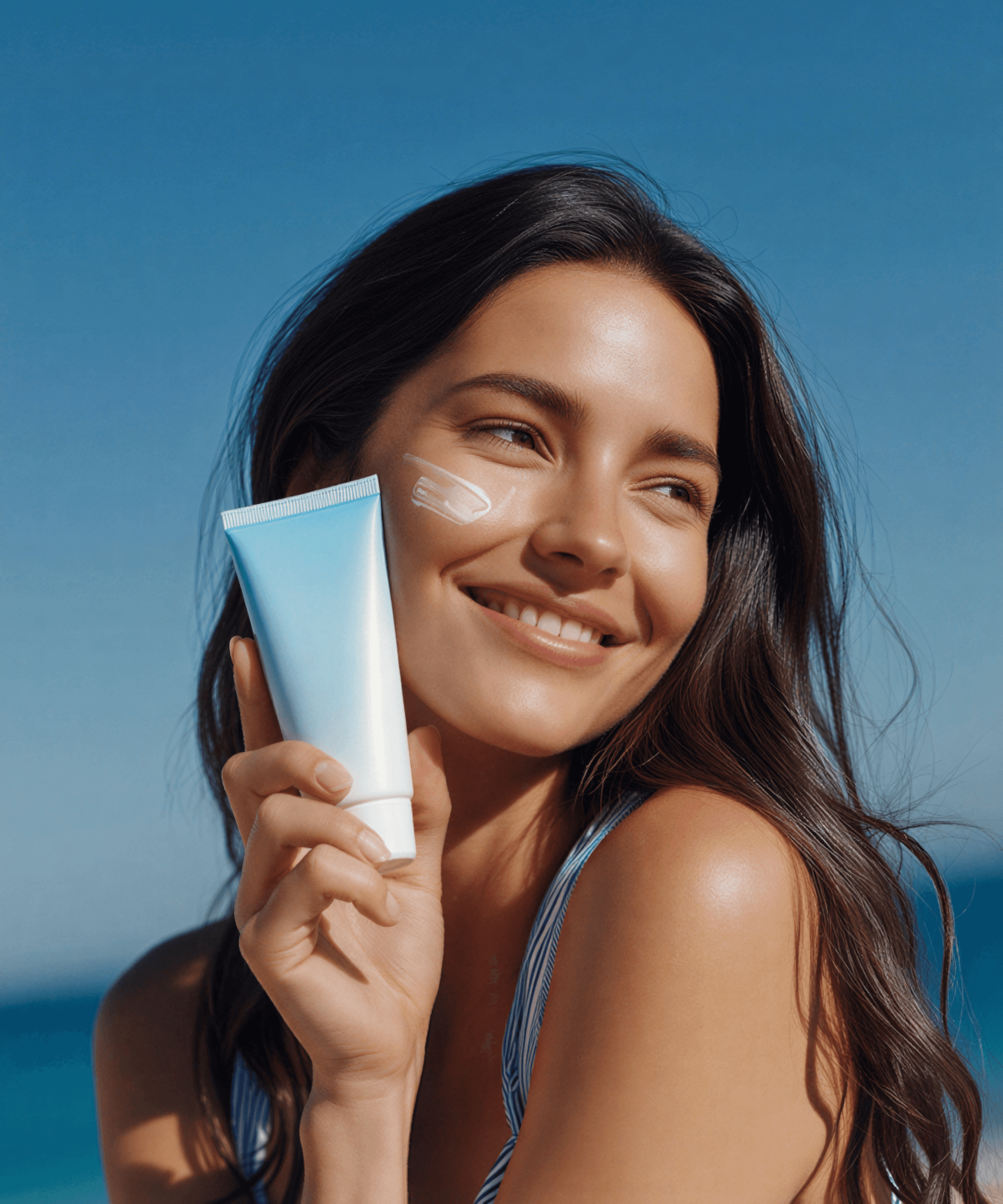 Real Nuvē user sharing visible skin results.