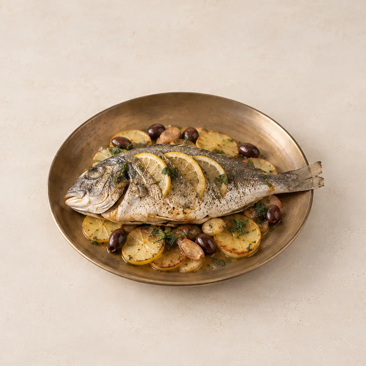 Orata al forno con patate