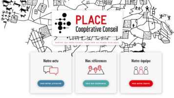 Site internet pour la coopérative Place à Bègles, accompagnement social et insertion professionnelle