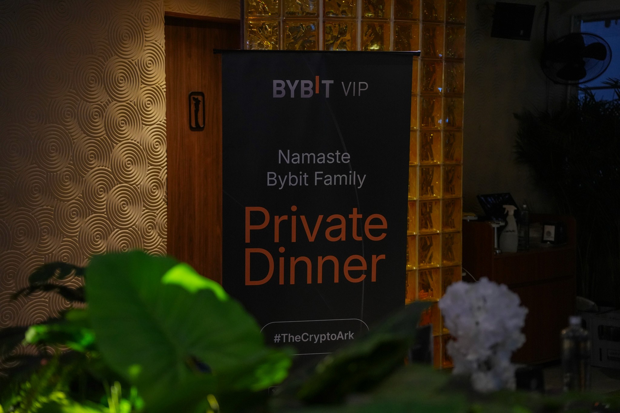 Web3 private dinner event with crypto founders networking