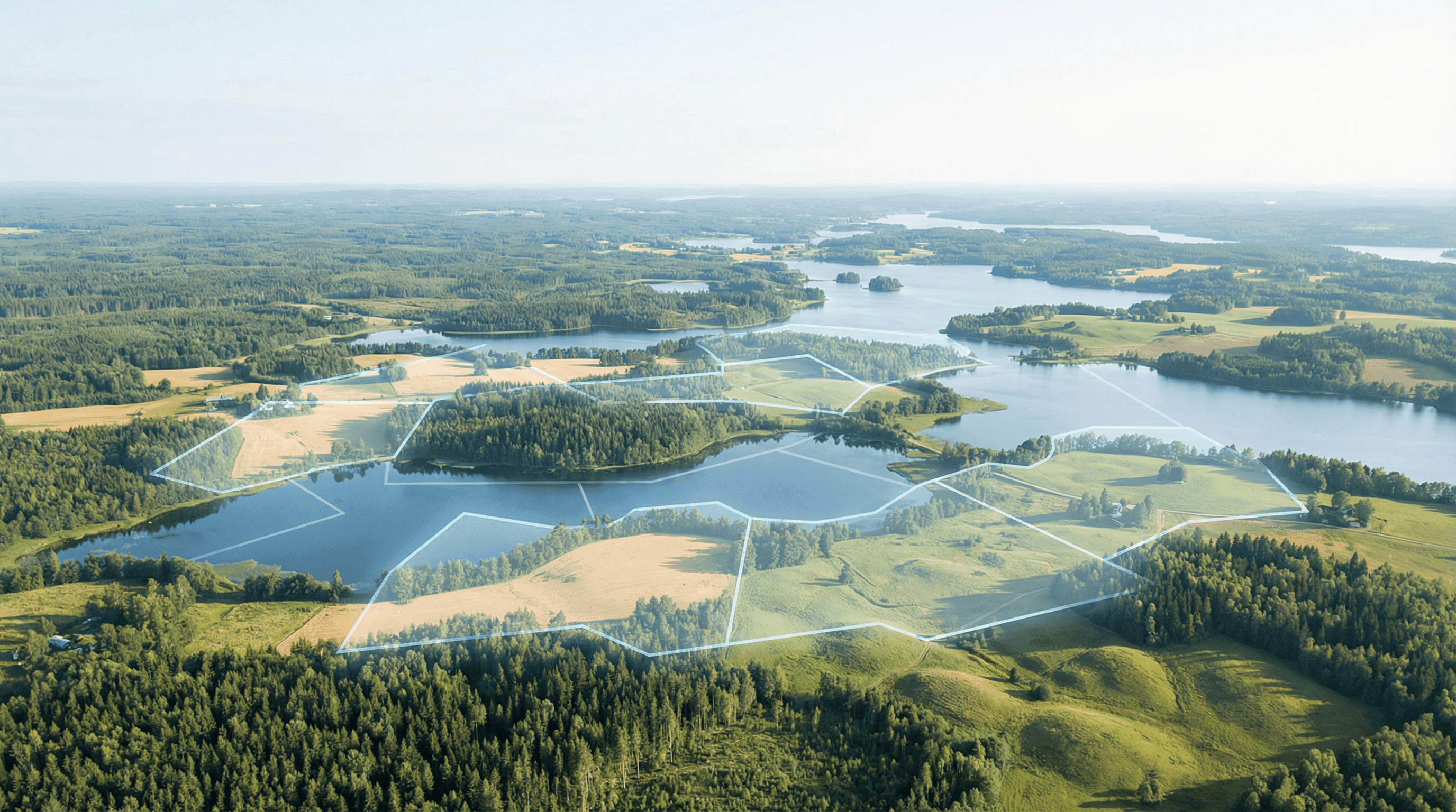 A path through a forest in autumn