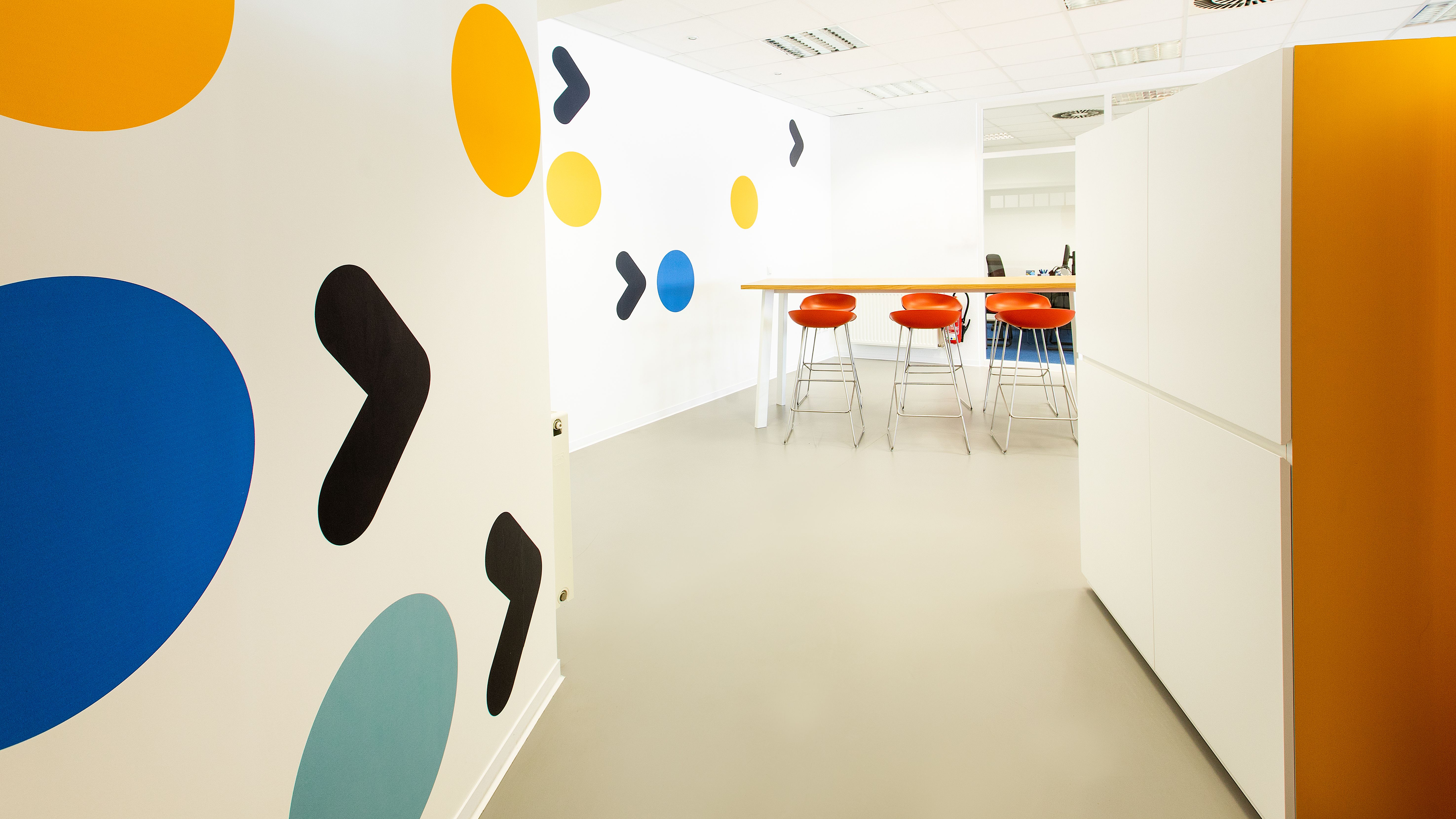 rebranded interior of Randstad