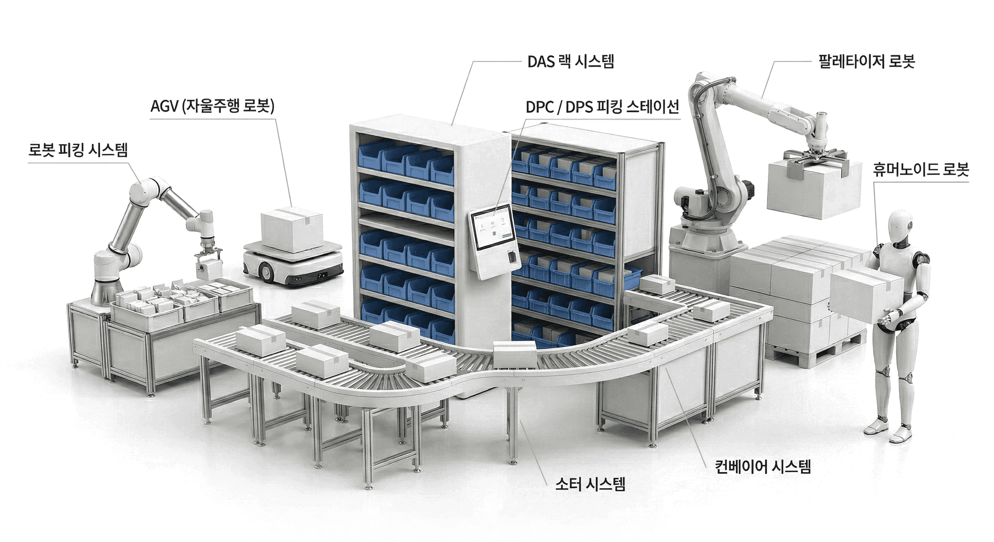 고객사 운영 현장의 다양한 설비들